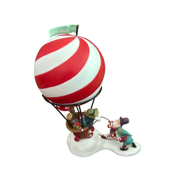 Department 56 North Pole - ‎ Dash Away Delivery Hot Air Balloon - Vintage 1998 - Picture 1 of 12